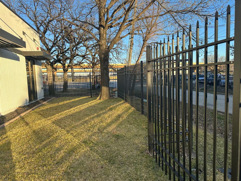 Gallery photos for Commercial Steel Fence and Automated Gate Install in Arlington: Image #8